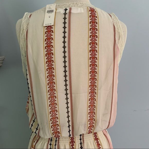 Anthro boho maxi dress NEW by ASTR The Label, Millie Floral Dress ivory print - Picture 9 of 13